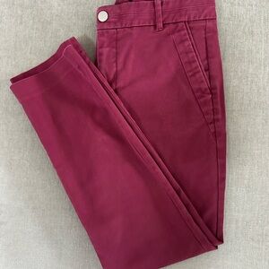 Tommy Hilfiger Stretch Skinny Stylish Burgundy Pants